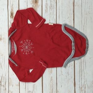 Burt's Bees Baby Snowflake Bodysuit 6-9M